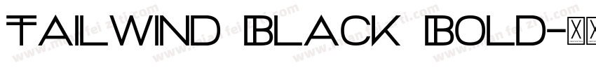 Tailwind Black Bold字体转换